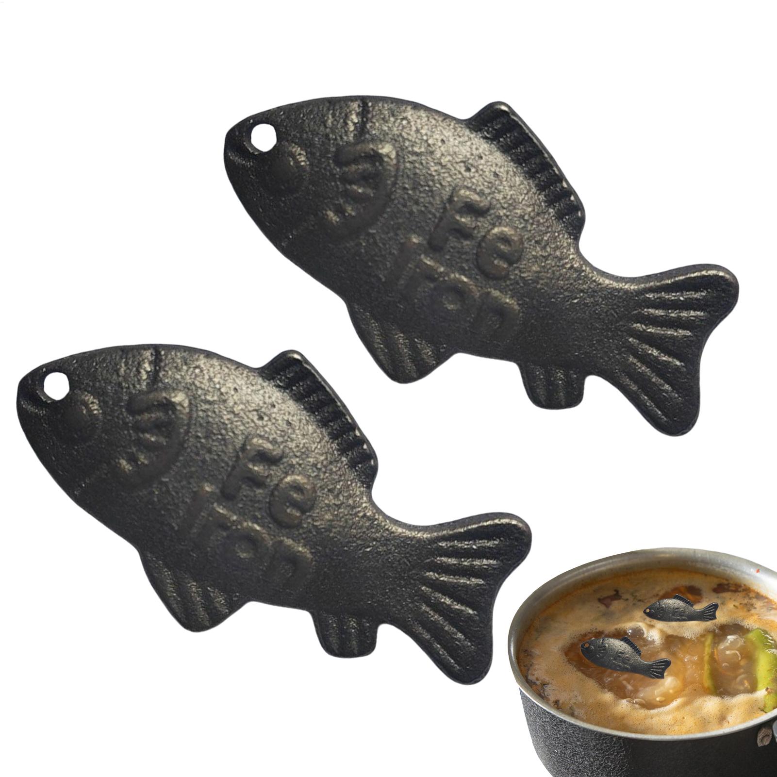 2 قطعة سمكة حديدية مصدر طبيعي  - مراجعة Women Kitchen Accessories وسعره