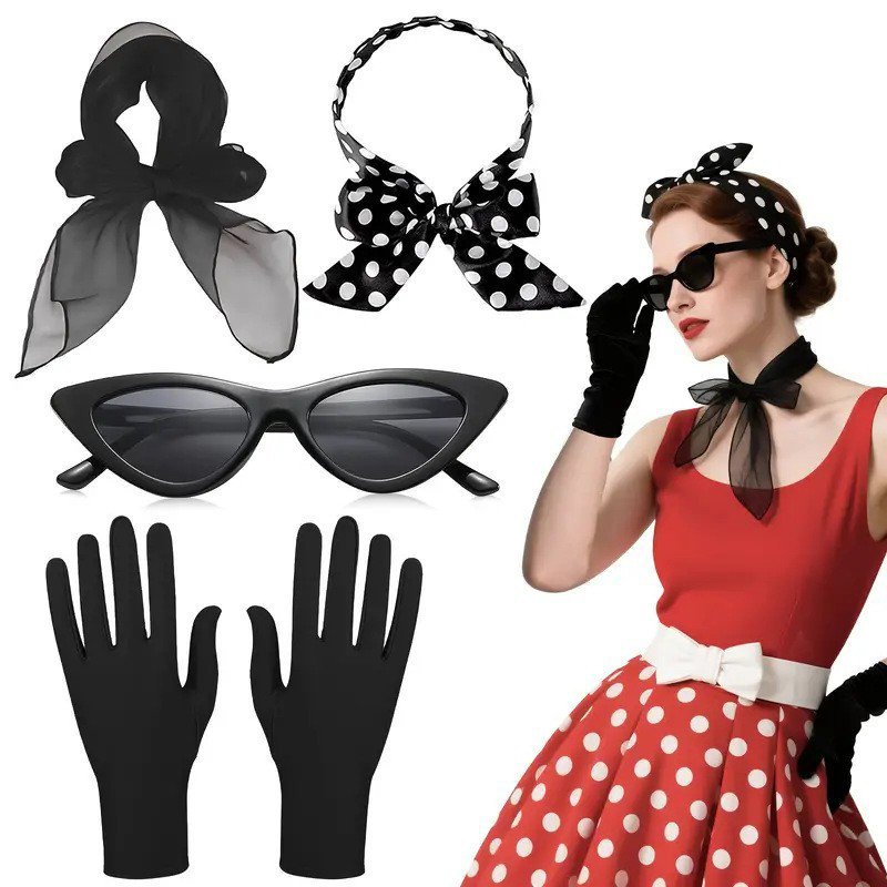 إكسسوارات أزياء نسائية مستوحاة - مراجعة Women'S Accessories In The 1950S وسعره